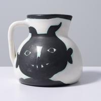 Pablo Picasso TETES Pitcher , Vessel, Madoura (A.R. 367) - Sold for $4,480 on 03-01-2025 (Lot 240).jpg